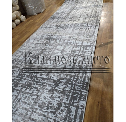 Acrylic runner carpet ANEMON 113LA L.GREY/GREY - высокое качество по лучшей цене в Украине.